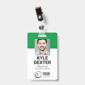 Badge d'identification photo (Avant avec clip)