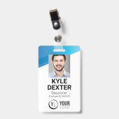 Badge d'identification photo (Avant avec clip)