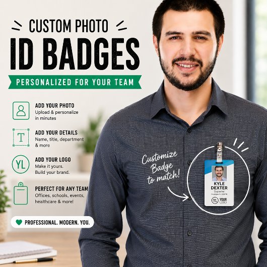Badge d'identification photo
