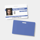 badge d'identification photo (Avant & arrière)