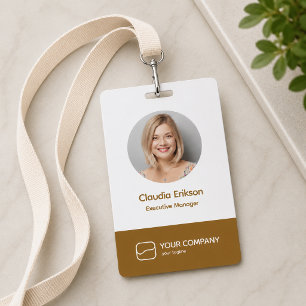 Badge d'identification Photo 3x5 Badges QR perso
