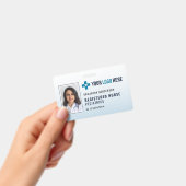 Badge d'identification photo hôpital/médical avec (Manuel / portable)