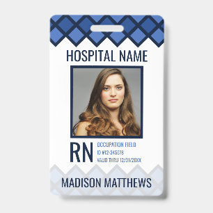Badge d'identification photo personnalisé pour emp