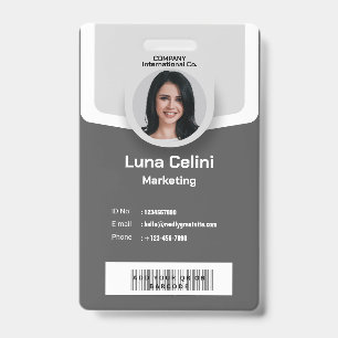 Badge d'identification photo professionnelle - Per