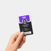 Badge d'identification photo professionnelle - Per (À main)