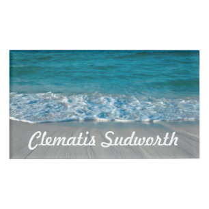 Badge D'identification Photographe - AT The BEACH + your ideas