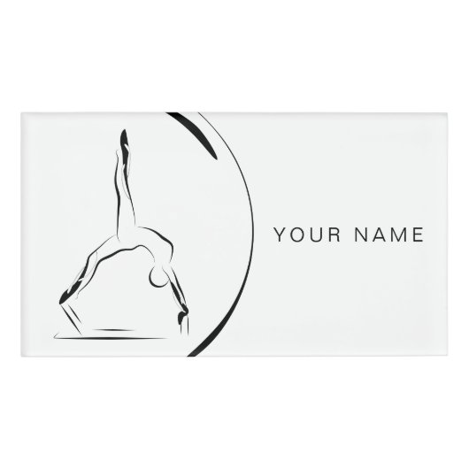 Badge D'identification Pilates sur le réformateur (Devant)