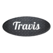 Badge D'identification Plaque de diamant de Travis (Devant)