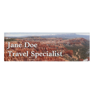 Badge D'identification Point d'inspiration à Bryce Canyon I