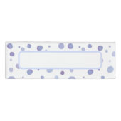 Badge D'identification pois peint à la main (Devant)