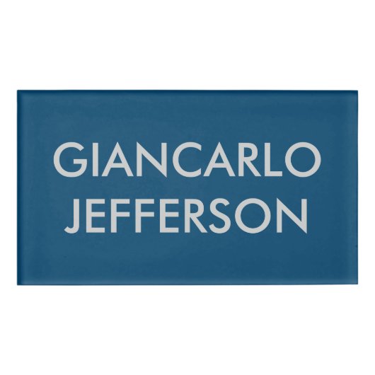 Badge D'identification Poste de personnel personnalisé moderne (Devant)