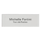 Badge D'identification Poste de personnel personnalisé moderne (Devant)