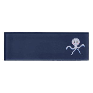 Badge D'identification Poulpe sous la mer motif pour enfants