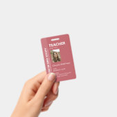 Badge d'identification pour éducateur de l'école à (Manuel / portable)