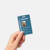 Badge d'identification pour éducateur de l'enseign (Manuel / portable)
