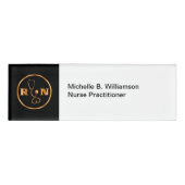 Badge D'identification Praticien d'infirmière Médicale (Devant)