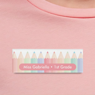 Badge D'identification Professeur à l'école Rainbow