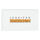 Badge D'identification Professional minimalist modern plain  (Devant)