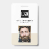 Badge d'identification professionnelle personnalis (Avant)