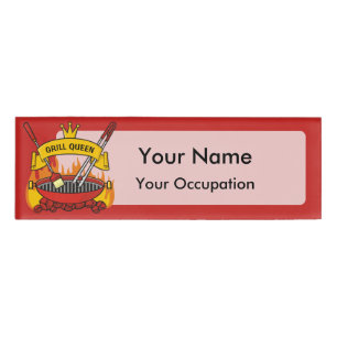 Badge D'identification Queen Grill