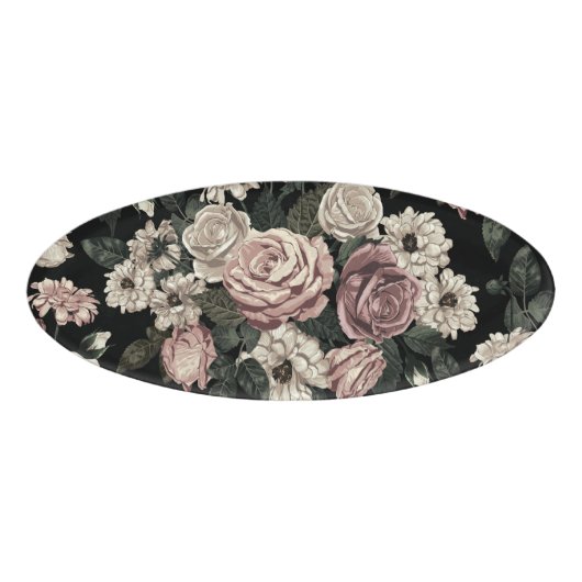 Badge D'identification rose (Devant)