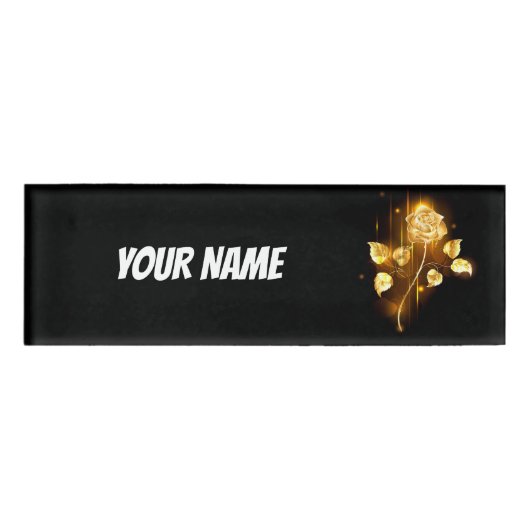 Badge D'identification Rose d'or ( rose d'or ) (Devant)