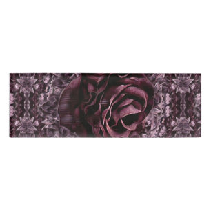 Badge D'identification Rose Mandala