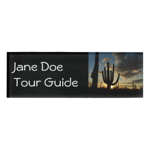 Badge D'identification Saguaro Sunset II Arizona
