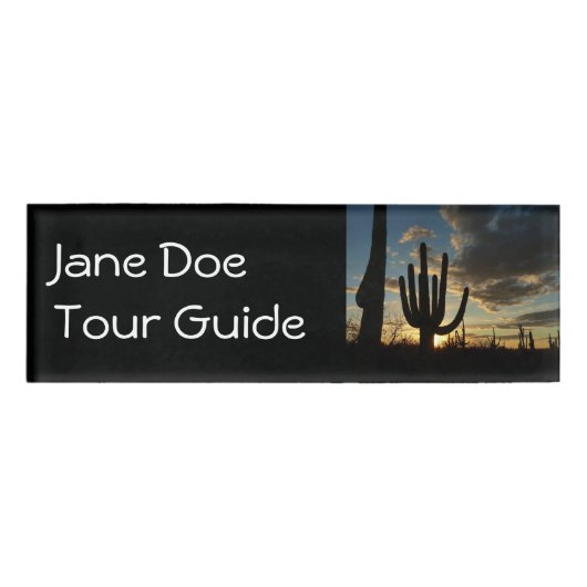 Badge D'identification Saguaro Sunset II Arizona (Devant)