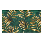 Badge D'identification Seamless pattern with golden ferns (Devant)