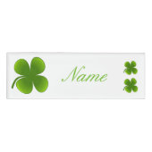 Badge D'identification Shamrocks de la Saint Patrick Thunder_Cove (Devant)