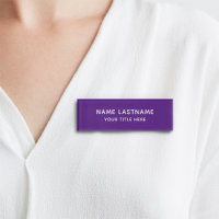 Simple Basic Minimal Purple Blanc Titre moderne