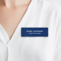 Simple minimaliste de base Titre bleu marine moder