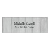 Badge D'identification Simple Plaine simple créative et durable (Devant)