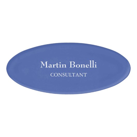 Badge D'identification Simple Plaine simple créative et durable (Devant)