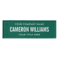 Société, nom et titre forêt vert magnétique