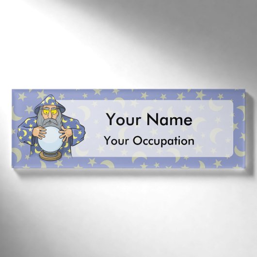 Badge D'identification Sorcier avec Balle (Devant)