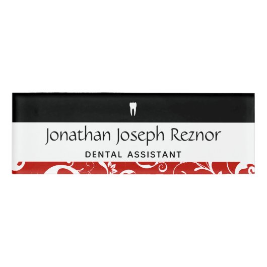 Badge D'identification Staff pro Damask (Devant)