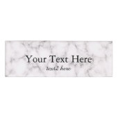 Badge D'identification Style de marbre élégant (Devant)