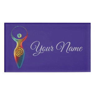 Badge D'identification Symbole Spirituel - Déesse De La Terre Gaya 2