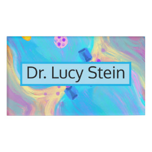 Badge D'identification Synapse Pastel