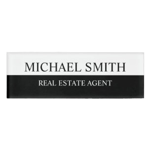Badge D'identification Tag de nom personnalisé professionnel