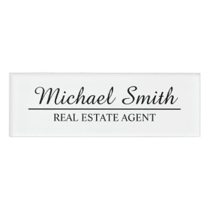 Badge D'identification Tag de nom personnalisé professionnel