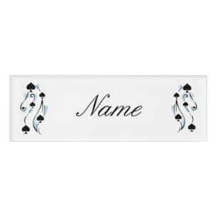 Badge D'identification Tattoo style noir Thunder_Cove