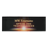 Badge D'identification Technologies de l'ère spatiale, énergie solaire (Devant)