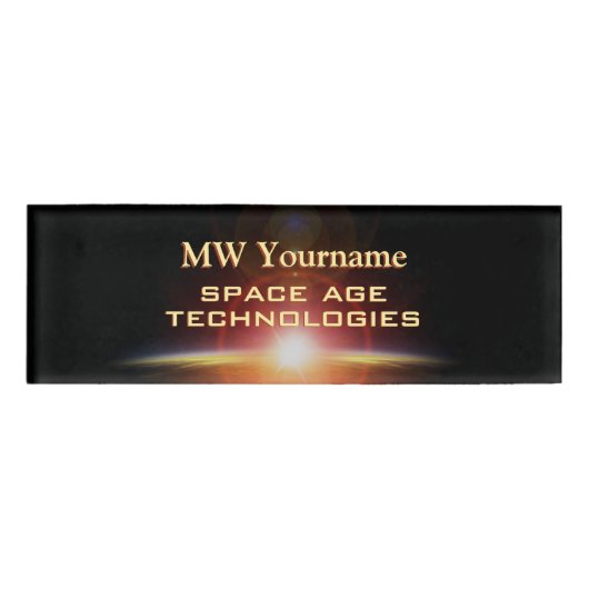 Badge D'identification Technologies de l'ère spatiale, énergie solaire (Devant)