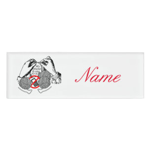 Badge D'identification Téléphone est sur Tricot Thunder_Cove