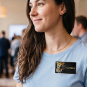 Badge D'identification Tête d'attaque du léopard