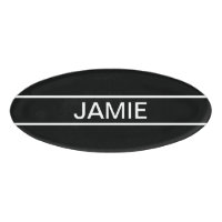 Texte personnalisable | Bold Modern Black & White