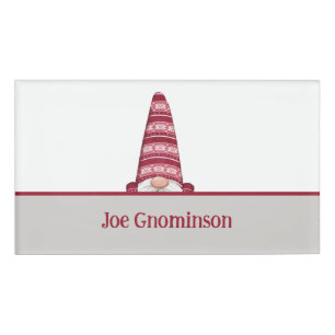Badge D'identification Texte personnalisé du modèle Casquette Pointy